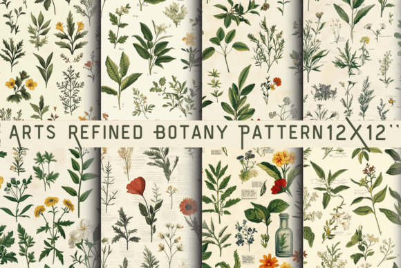 Download Arts Refined Botany Pattern - Premium Resources