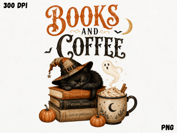 Download Books and Coffee PNG, Book Lover Cat Sub - Lover Collection