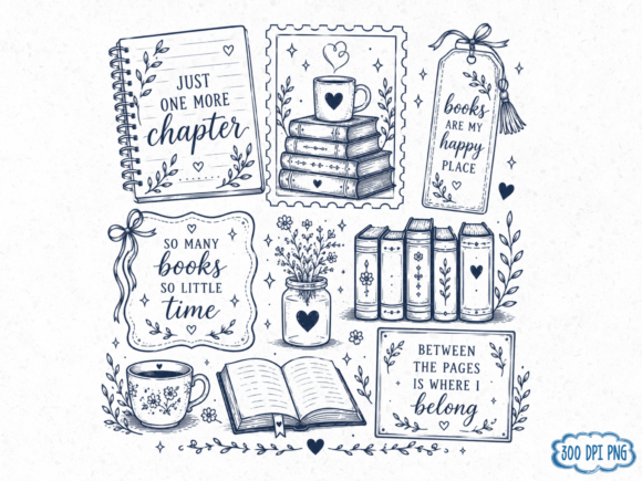 Download Book Lover PNG Design, Reading Journal - Lover Collection